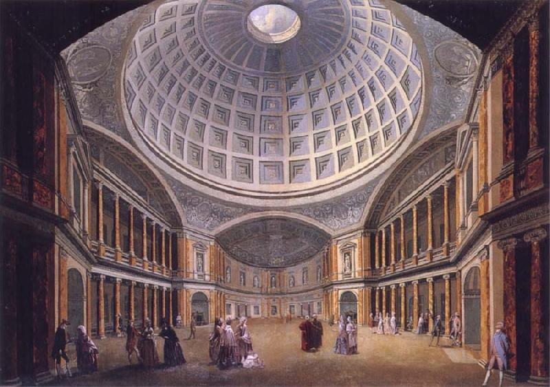 William Hodges The Pantheon,Oxford Street oil painting image